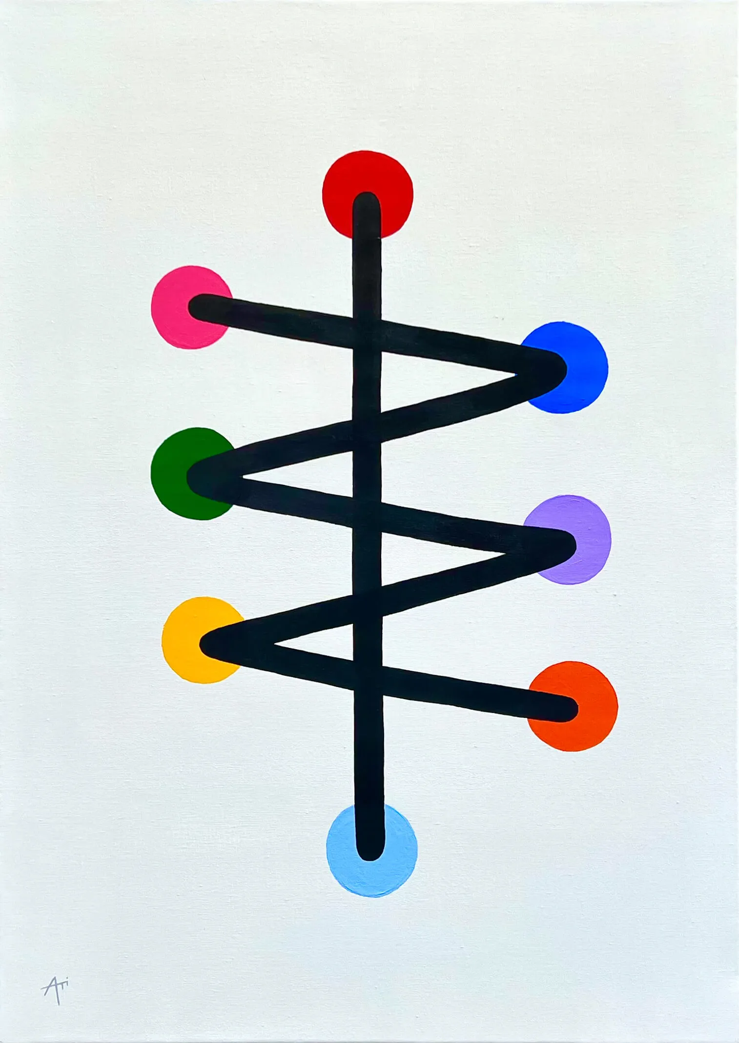 Constellation 4 painting by Ariana Escobar