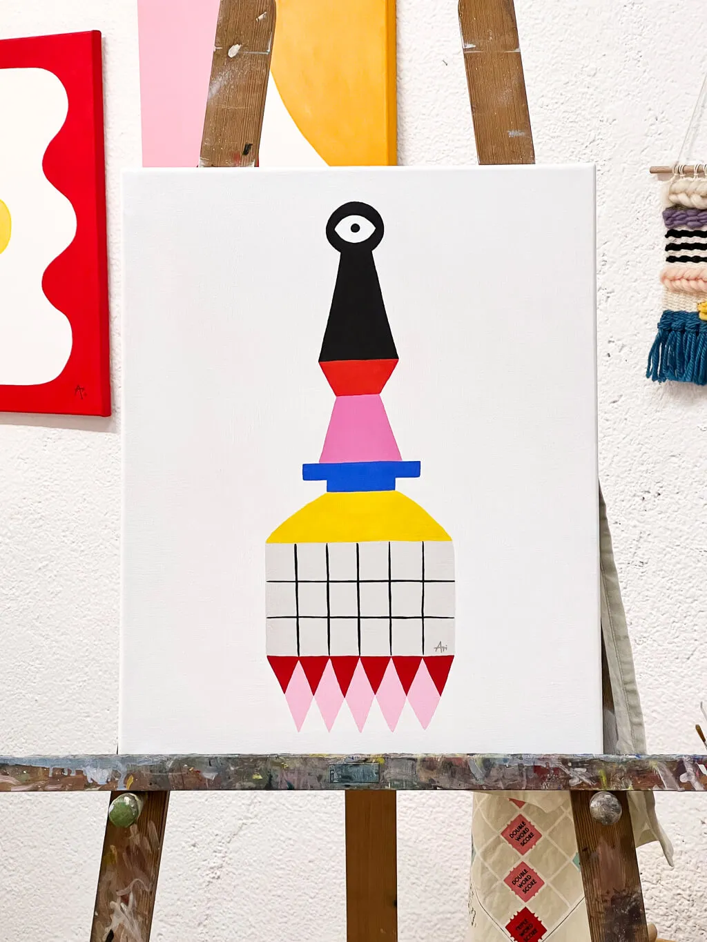Totem 1 painting by Ariana Escobar