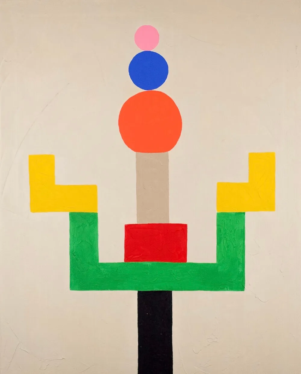 Totem 3 painting by Ariana Escobar