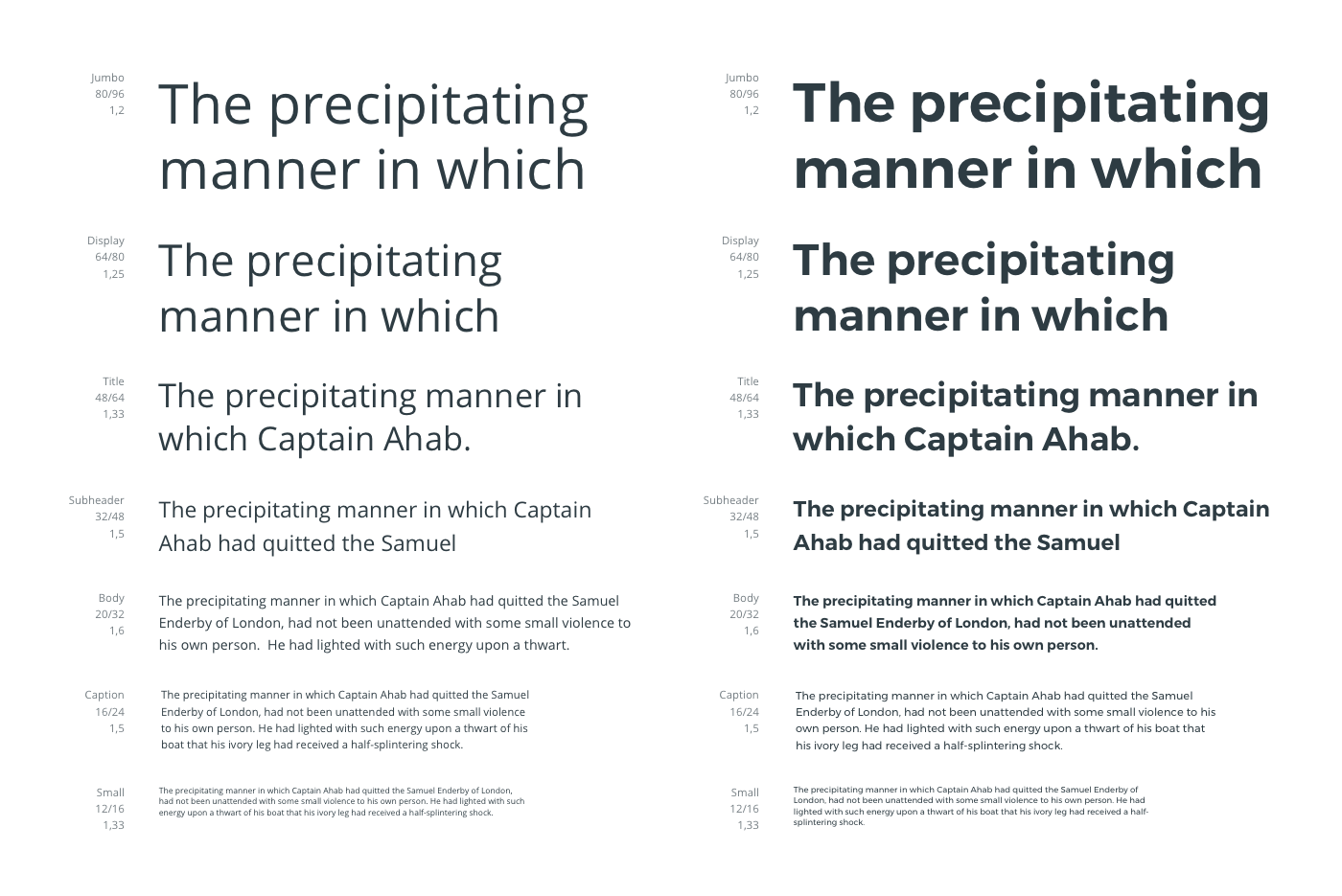 Montserrat for headings and Open Sans for body text.