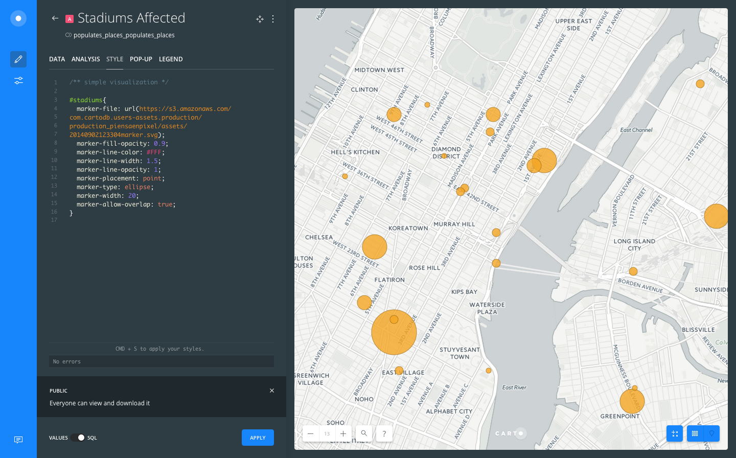 Carto Builder product image